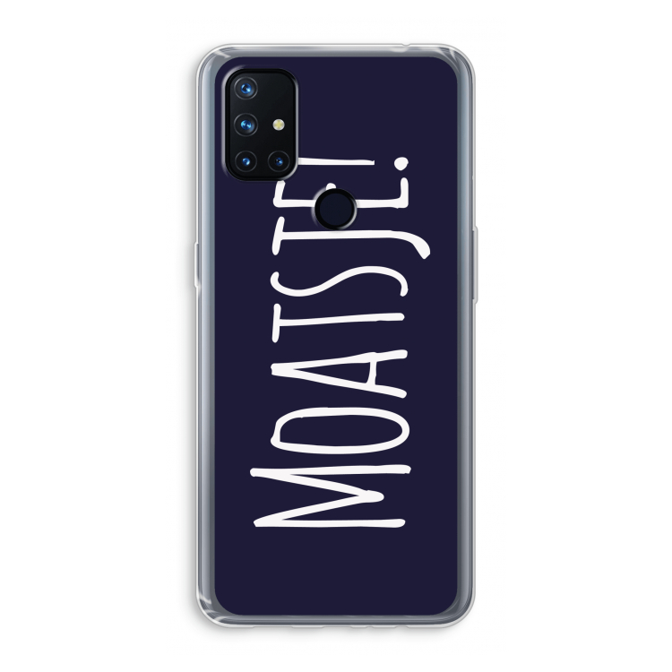 Moatsje!: OnePlus Nord N10 5G Transparant Hoesje