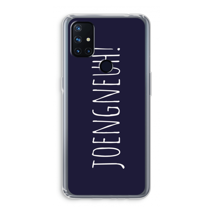 Joengneuh!: OnePlus Nord N10 5G Transparant Hoesje
