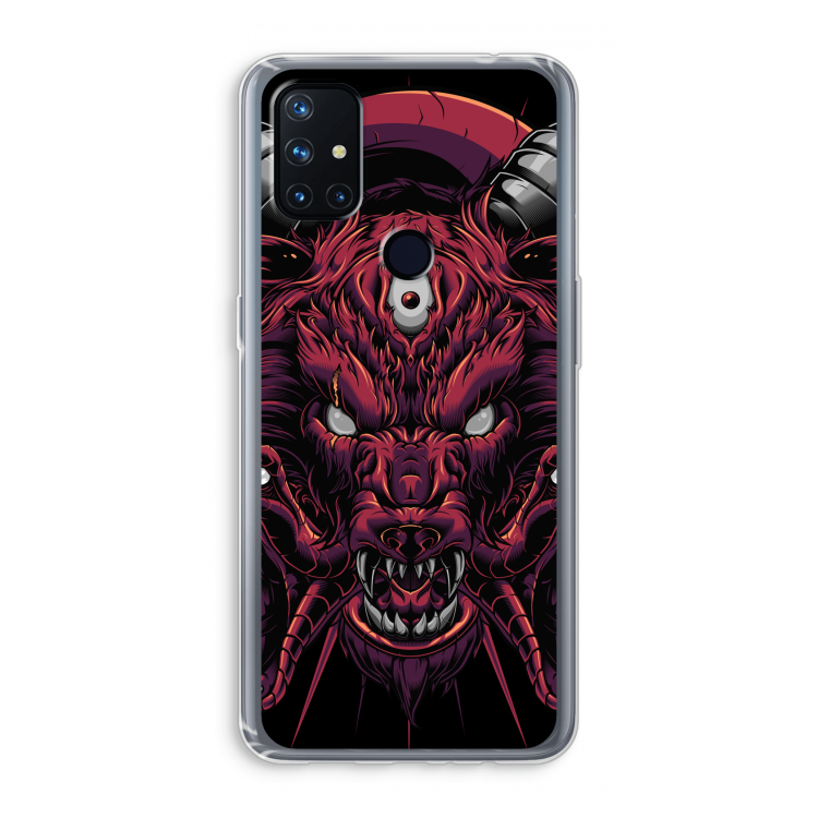 Hell Hound and Serpents: OnePlus Nord N10 5G Transparant Hoesje