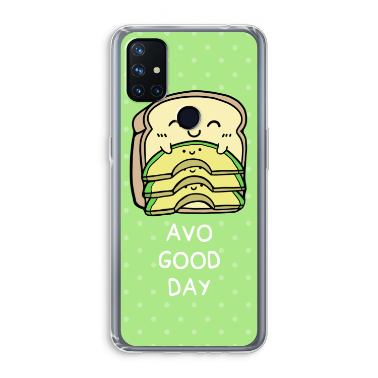 Avo Good Day: OnePlus Nord N10 5G Transparant Hoesje