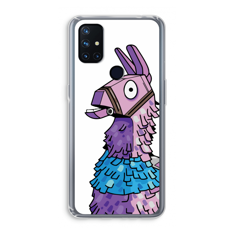 Lama: OnePlus Nord N10 5G Transparant Hoesje