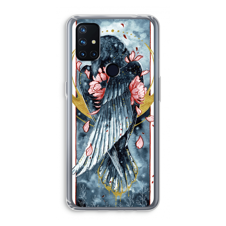 Golden Raven: OnePlus Nord N10 5G Transparant Hoesje