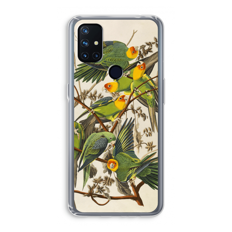 Carolinaparkiet: OnePlus Nord N10 5G Transparant Hoesje
