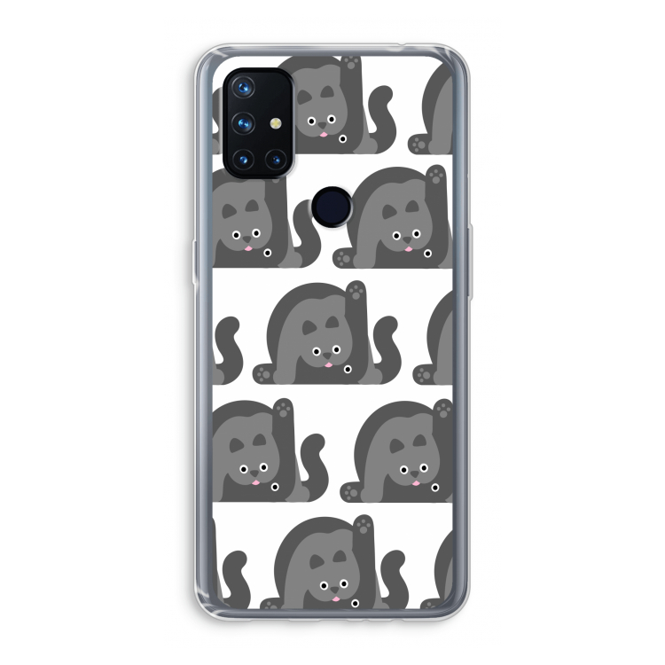 Cats: OnePlus Nord N10 5G Transparant Hoesje