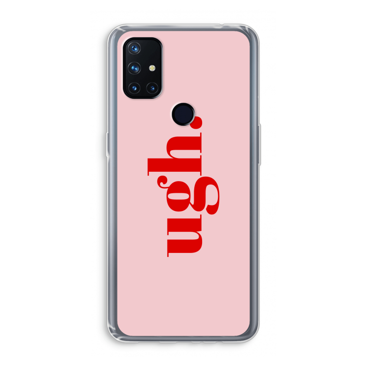 Ugh: OnePlus Nord N10 5G Transparant Hoesje
