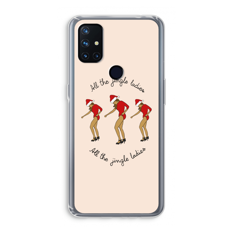 Jingle Ladies: OnePlus Nord N10 5G Transparant Hoesje