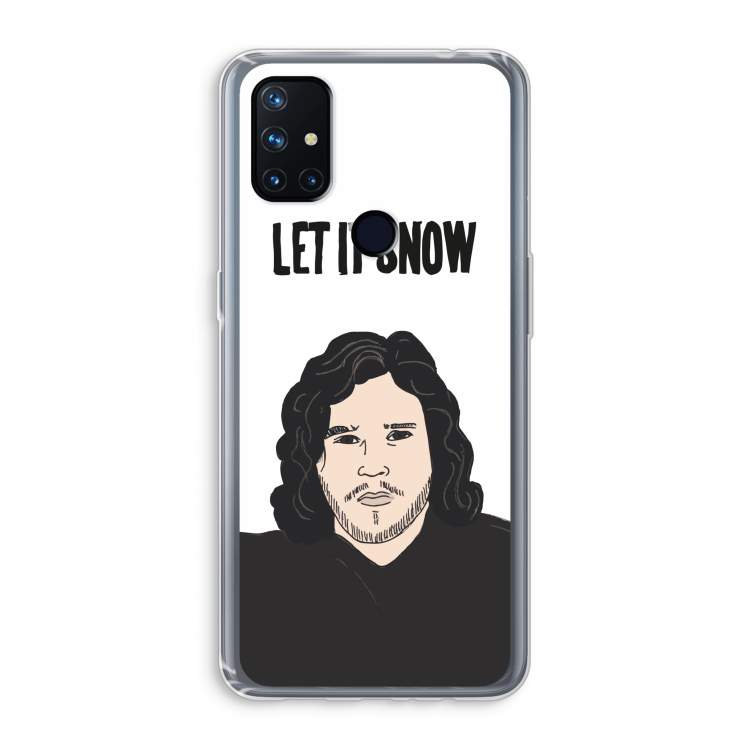 Let It Snow: OnePlus Nord N10 5G Transparant Hoesje