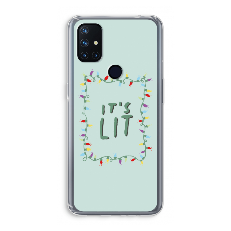 It's Lit: OnePlus Nord N10 5G Transparant Hoesje