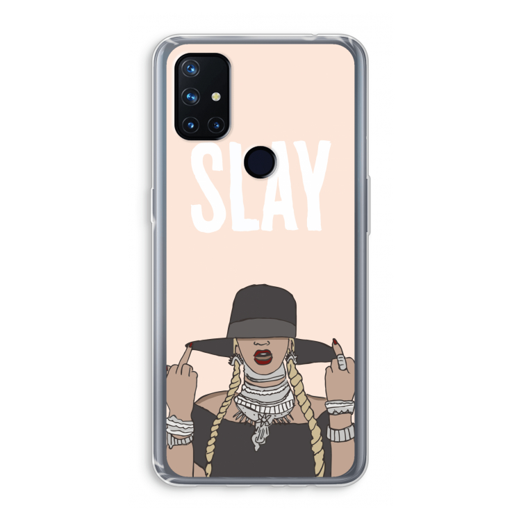 Slay All Day: OnePlus Nord N10 5G Transparant Hoesje