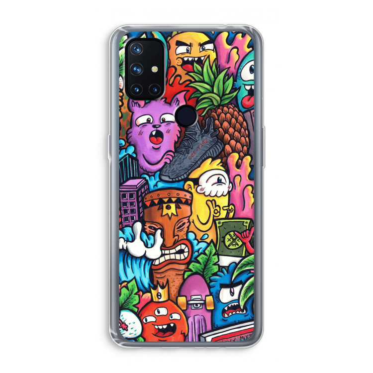 Vexx Mixtape: OnePlus Nord N10 5G Transparant Hoesje
