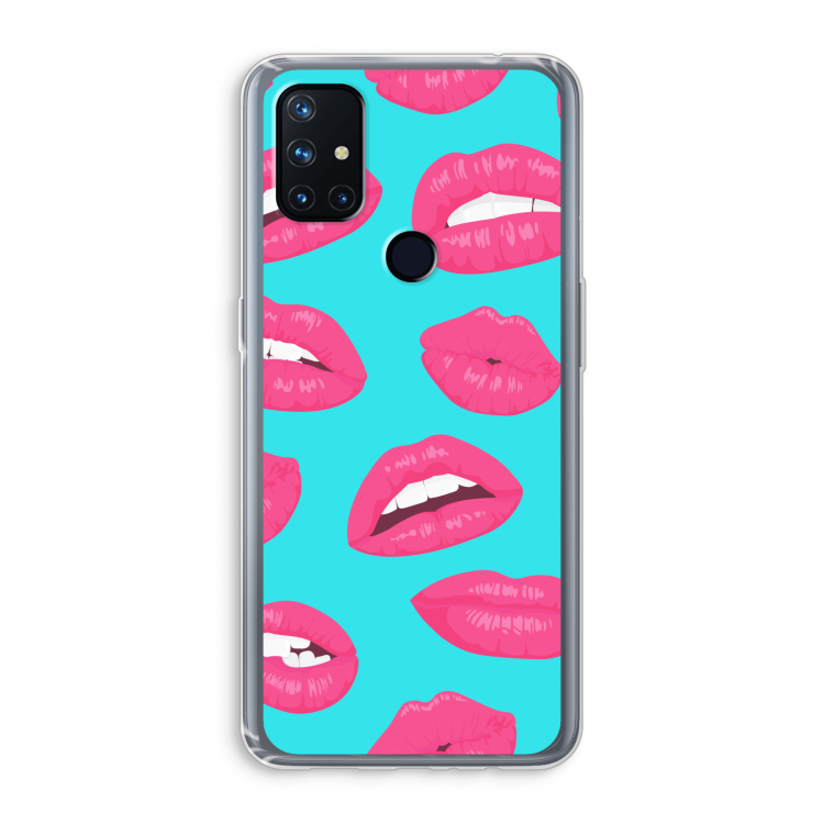 Bite my lip: OnePlus Nord N10 5G Transparant Hoesje