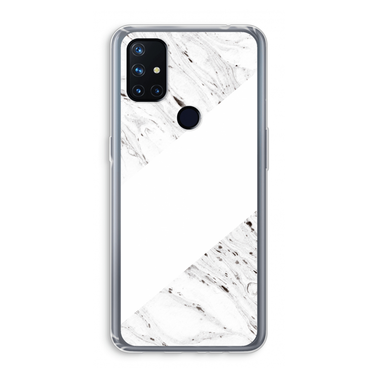 Biggest stripe: OnePlus Nord N10 5G Transparant Hoesje