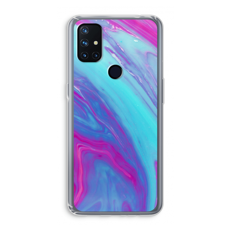 Zweverige regenboog: OnePlus Nord N10 5G Transparant Hoesje