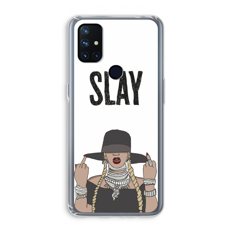 Slay All Day: OnePlus Nord N10 5G Transparant Hoesje
