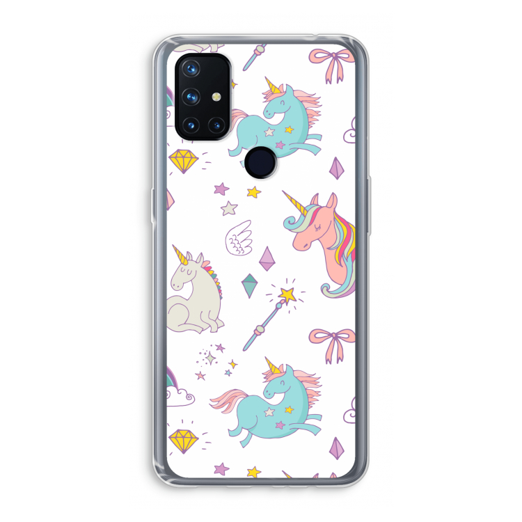 Fantasiewereld: OnePlus Nord N10 5G Transparant Hoesje