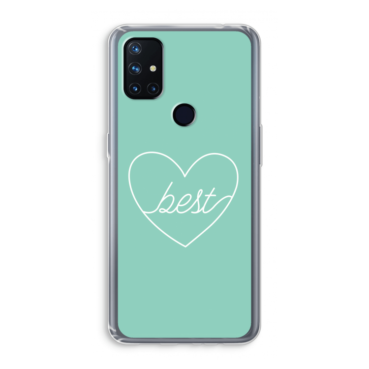 Best heart pastel: OnePlus Nord N10 5G Transparant Hoesje