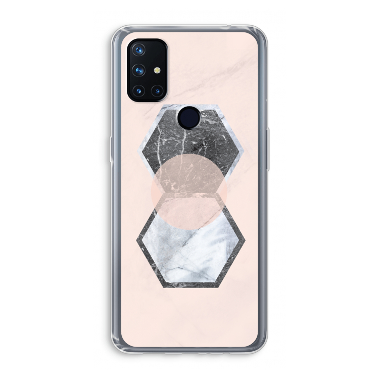 Creatieve toets: OnePlus Nord N10 5G Transparant Hoesje