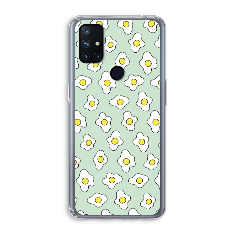 Spiegeleitjes: OnePlus Nord N10 5G Transparant Hoesje