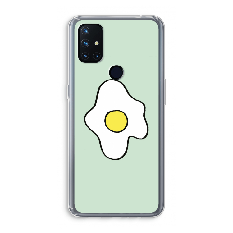 Spiegelei: OnePlus Nord N10 5G Transparant Hoesje
