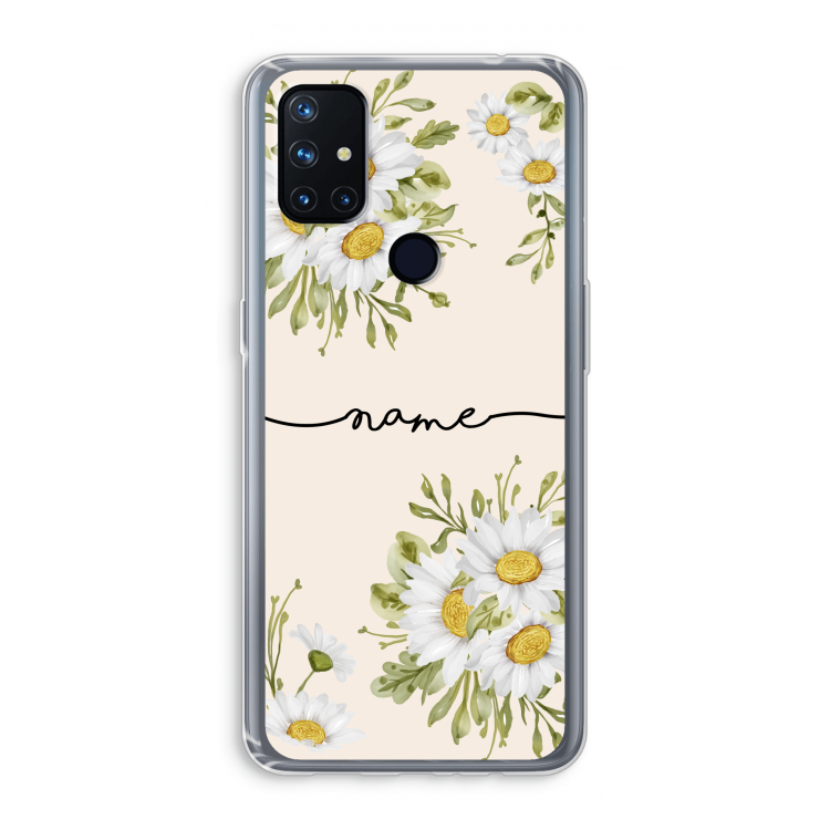 Daisies: OnePlus Nord N10 5G Transparant Hoesje