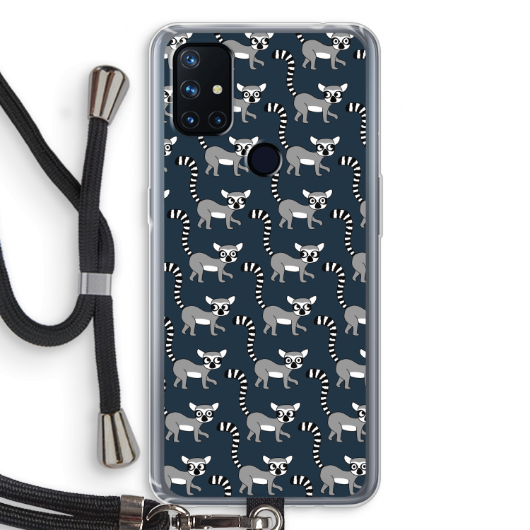Makis: OnePlus Nord N10 5G Transparant Hoesje met koord