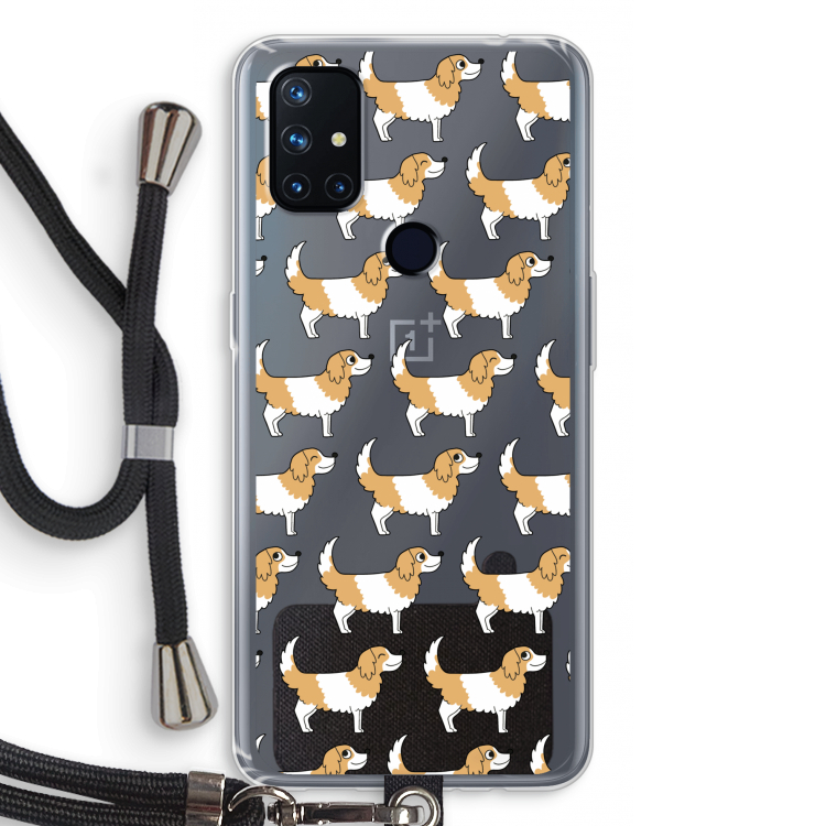 Doggy: OnePlus Nord N10 5G Transparant Hoesje met koord