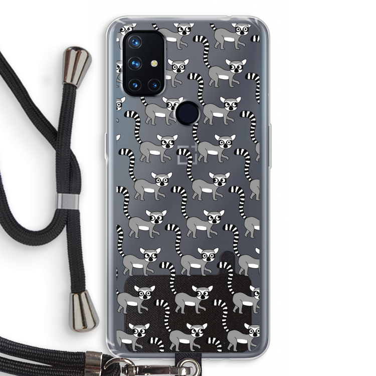 Makis: OnePlus Nord N10 5G Transparant Hoesje met koord