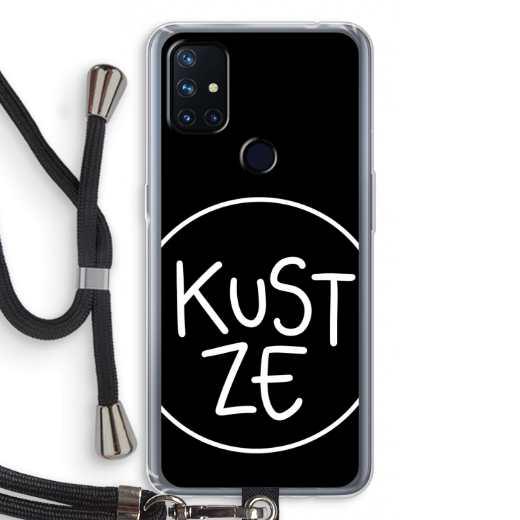 KUST ZE: OnePlus Nord N10 5G Transparant Hoesje met koord