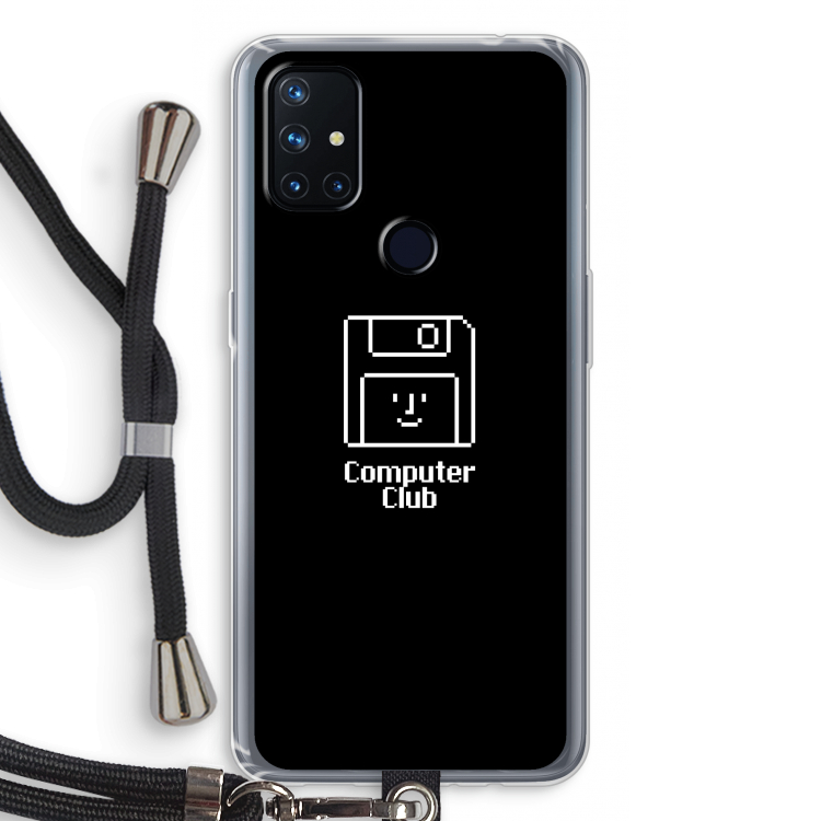 Hello: OnePlus Nord N10 5G Transparant Hoesje met koord