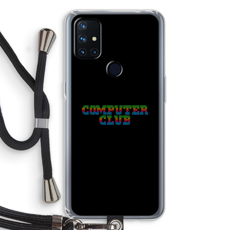 Retro: OnePlus Nord N10 5G Transparant Hoesje met koord