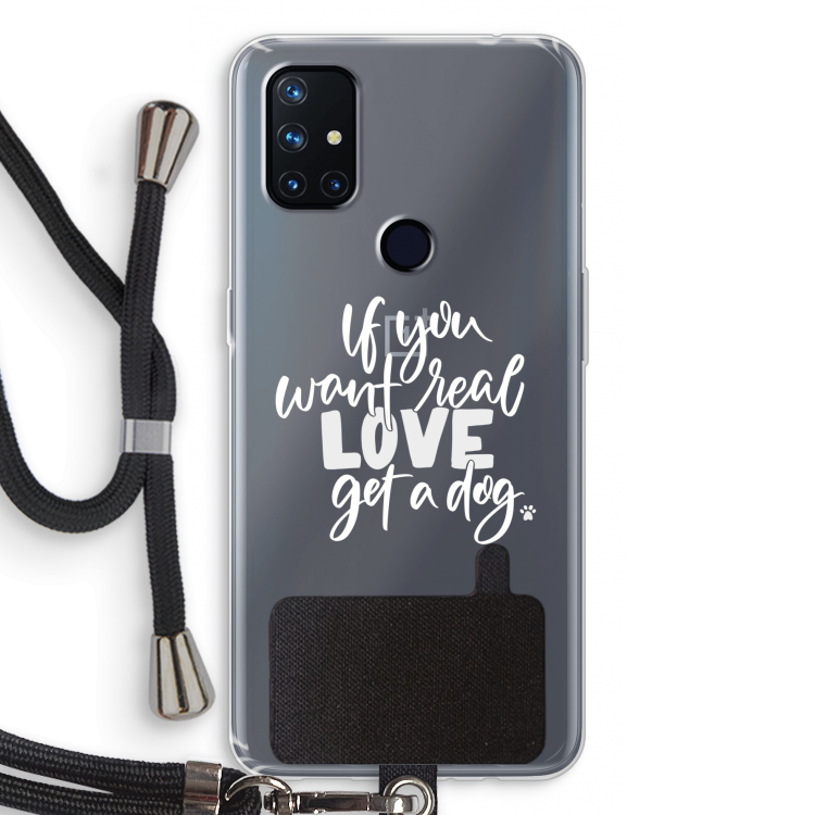 Partner in crime: OnePlus Nord N10 5G Transparant Hoesje met koord