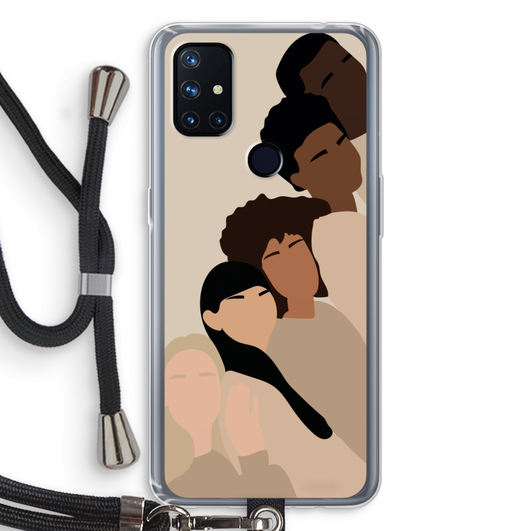 Sweet creatures: OnePlus Nord N10 5G Transparant Hoesje met koord