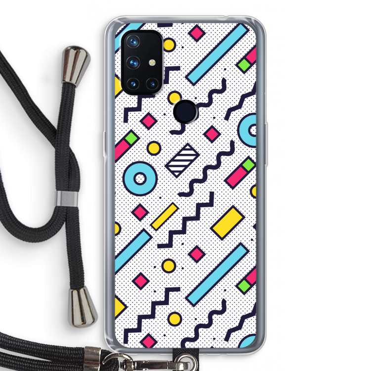 8-bit N°8: OnePlus Nord N10 5G Transparant Hoesje met koord
