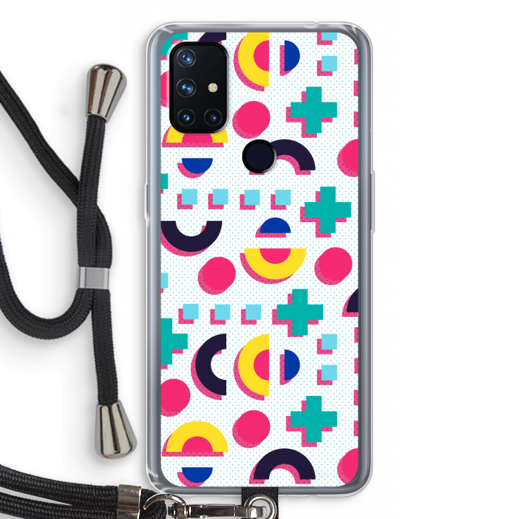 8-bit N°2: OnePlus Nord N10 5G Transparant Hoesje met koord