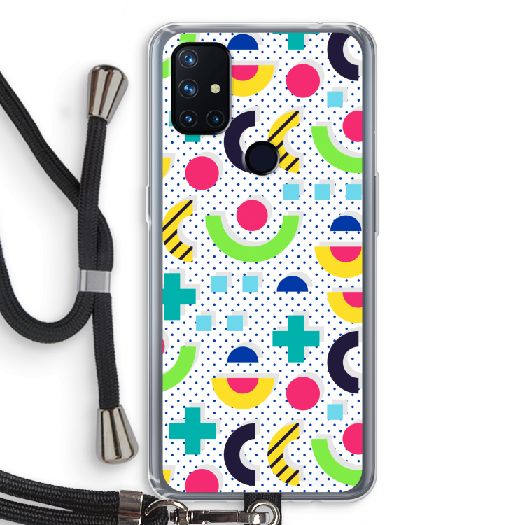 8-bit N°1: OnePlus Nord N10 5G Transparant Hoesje met koord