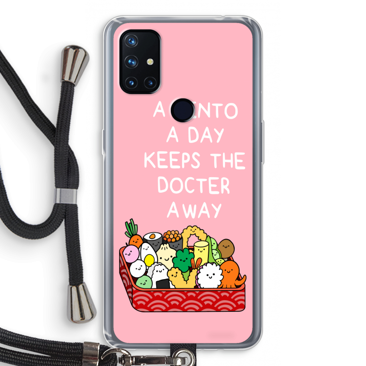 Bento a day: OnePlus Nord N10 5G Transparant Hoesje met koord