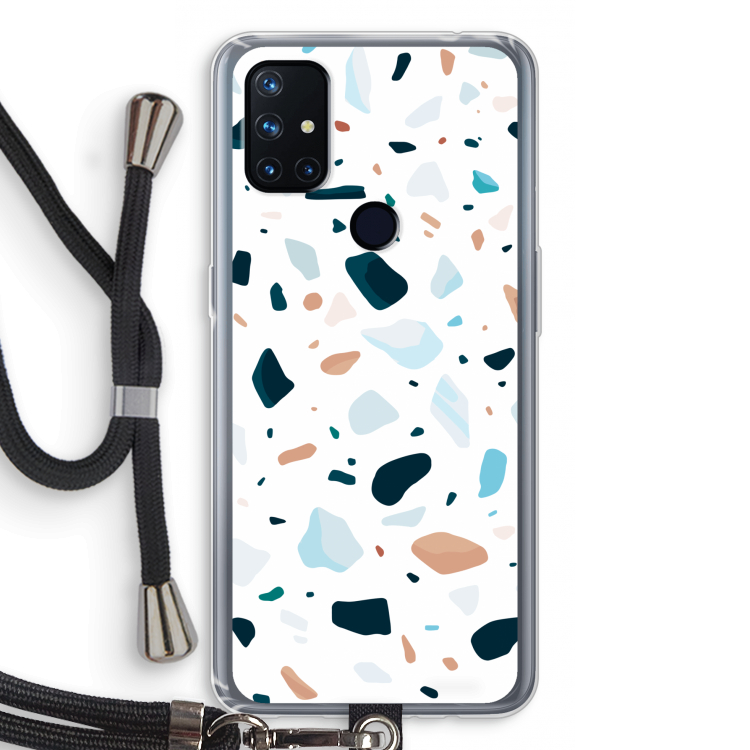 Terrazzo N°13: OnePlus Nord N10 5G Transparant Hoesje met koord