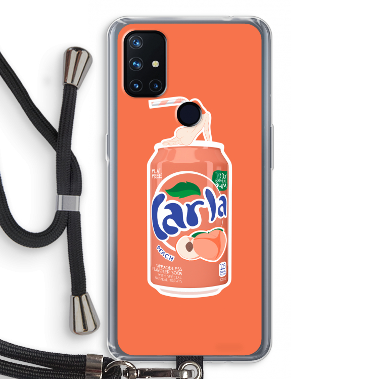 S(peach)less: OnePlus Nord N10 5G Transparant Hoesje met koord