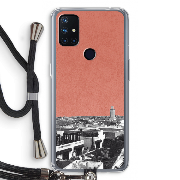 Marrakech Skyline : OnePlus Nord N10 5G Transparant Hoesje met koord