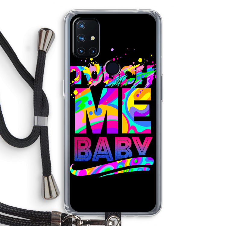Touch Me: OnePlus Nord N10 5G Transparant Hoesje met koord