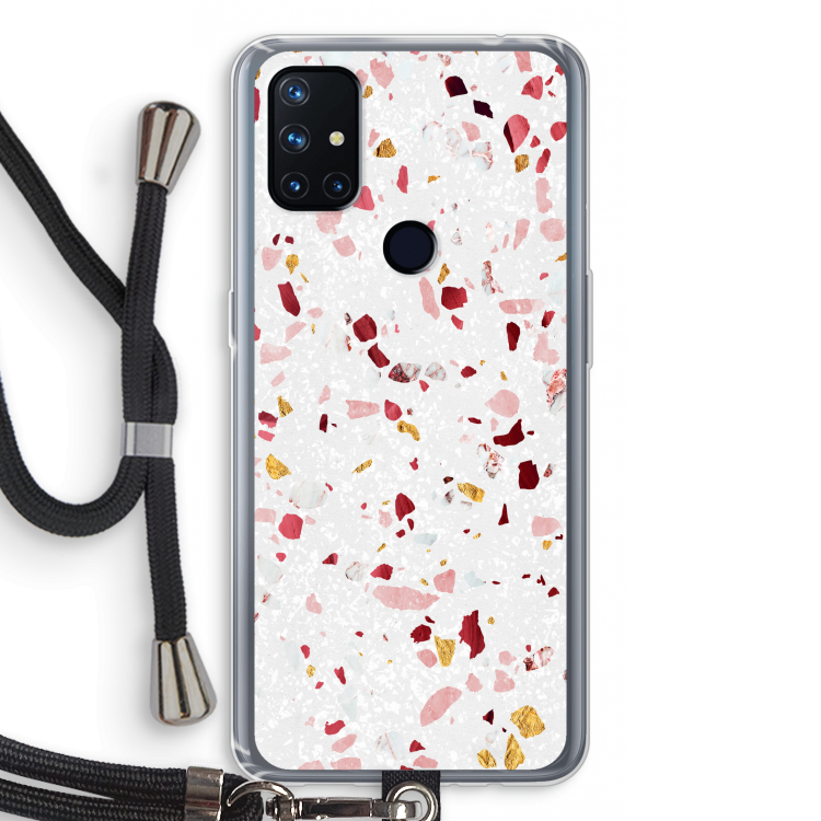 Terrazzo N°9: OnePlus Nord N10 5G Transparant Hoesje met koord
