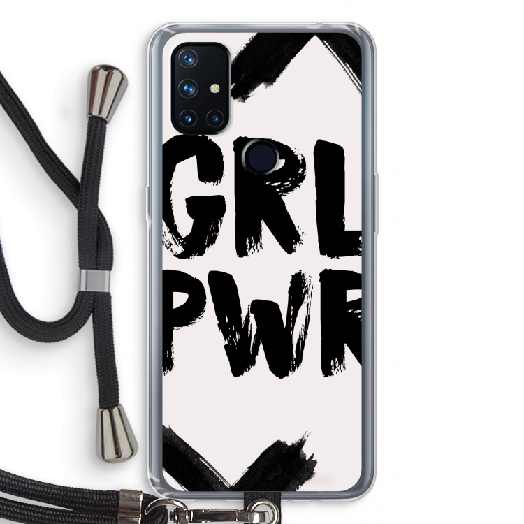 Girl Power #2: OnePlus Nord N10 5G Transparant Hoesje met koord