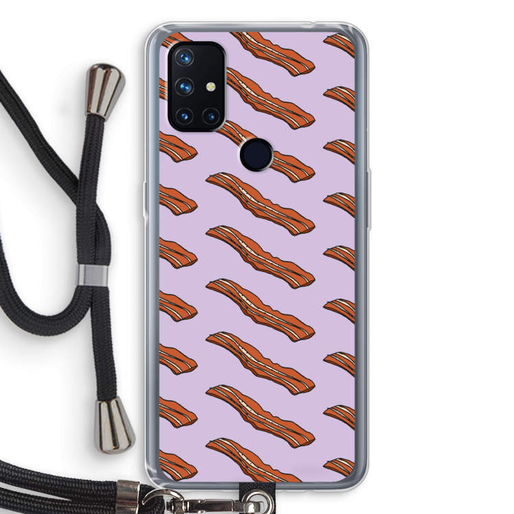 Bacon to my eggs #2: OnePlus Nord N10 5G Transparant Hoesje met koord