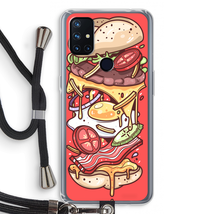 Diet Coke Please: OnePlus Nord N10 5G Transparant Hoesje met koord