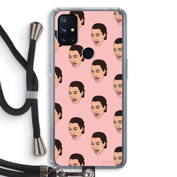 Ugly Cry Call: OnePlus Nord N10 5G Transparant Hoesje met koord