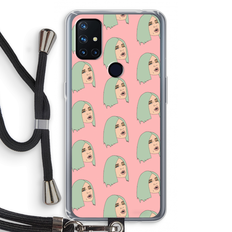 King Kylie: OnePlus Nord N10 5G Transparant Hoesje met koord