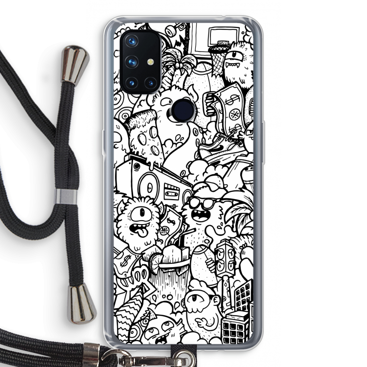 Vexx City #2: OnePlus Nord N10 5G Transparant Hoesje met koord
