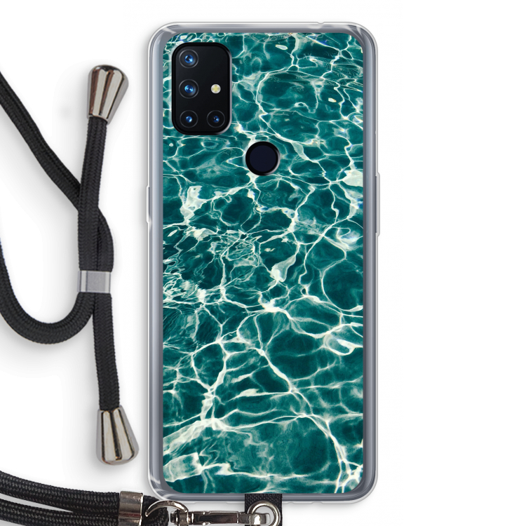 Weerkaatsing water: OnePlus Nord N10 5G Transparant Hoesje met koord