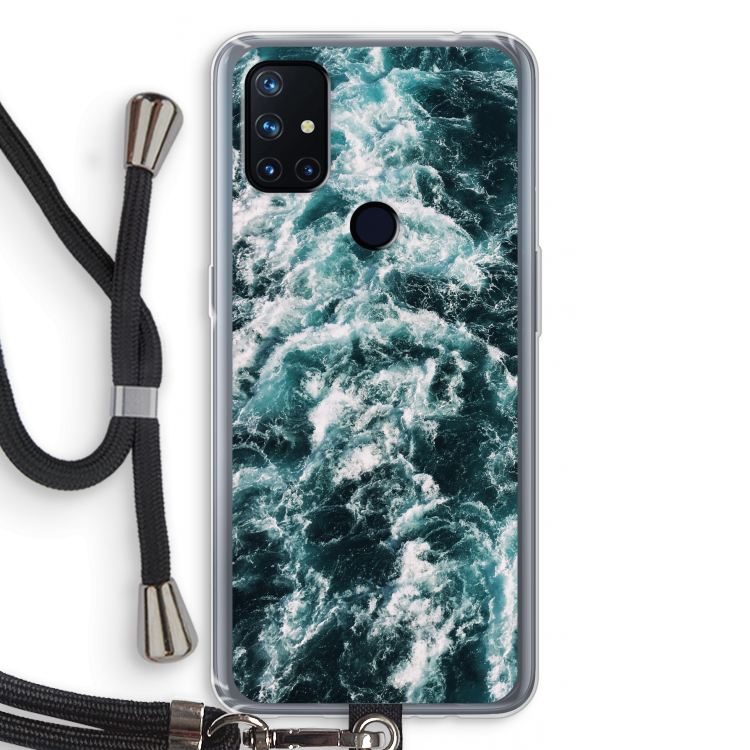 Zee golf: OnePlus Nord N10 5G Transparant Hoesje met koord