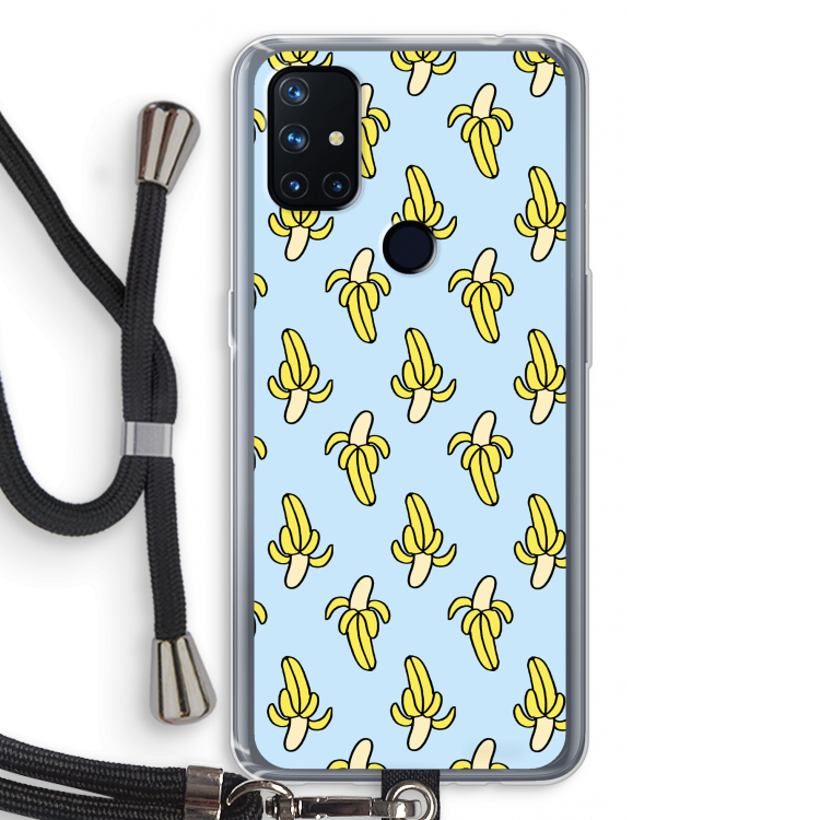 Bananas: OnePlus Nord N10 5G Transparant Hoesje met koord